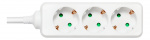 DELTACO outlet 3xCEE 7/3 1xCEE 7/7 1,5m white DELTACO outlet 3xCEE 7/3 1xCEE 7/7 1,5m white