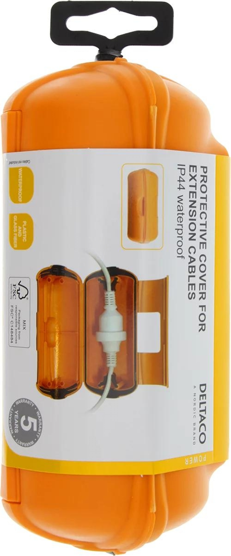 DELTACO Outdoor IP44 cable box waterproof