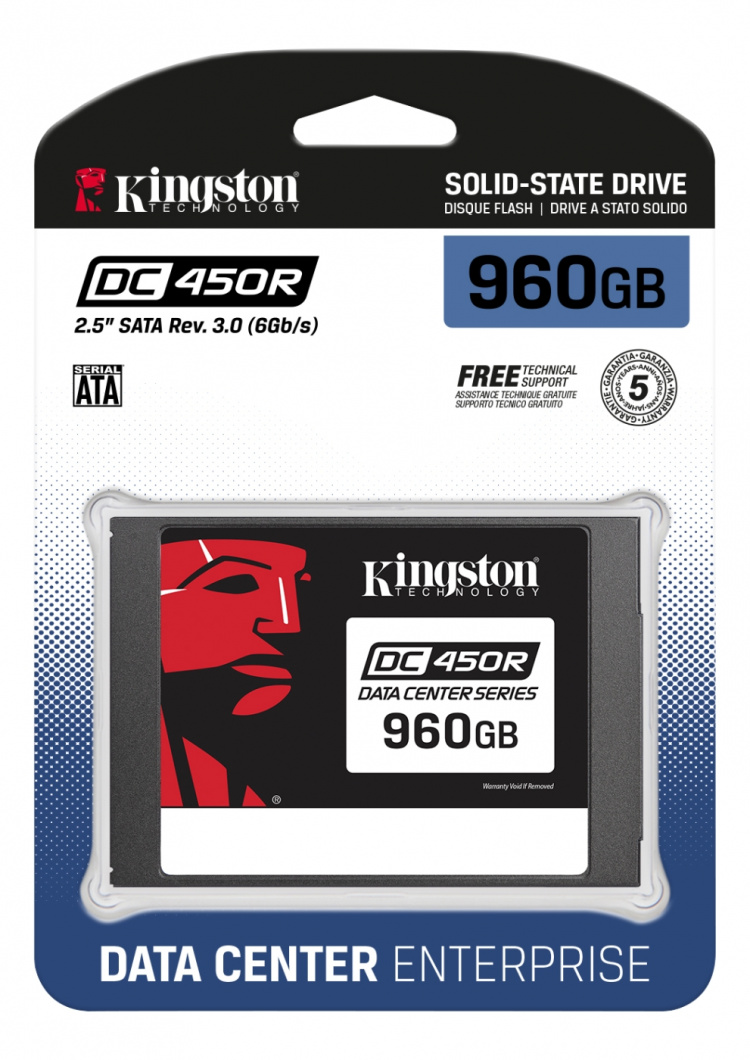 Kingston 960G DC450R (Entry Level Enterprise/Server) 2.5” SATA SSD