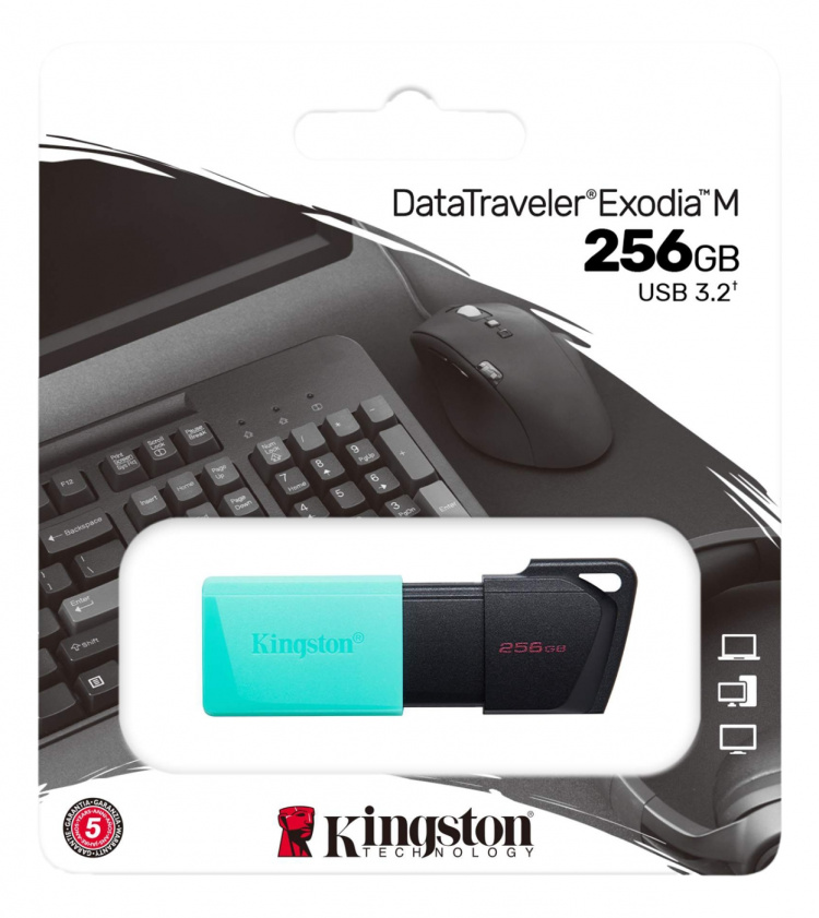 Kingston DataTraveler Exodia M USB-stick, 256 GB Kingston DataTraveler Exodia M USB-stick, 256 GB