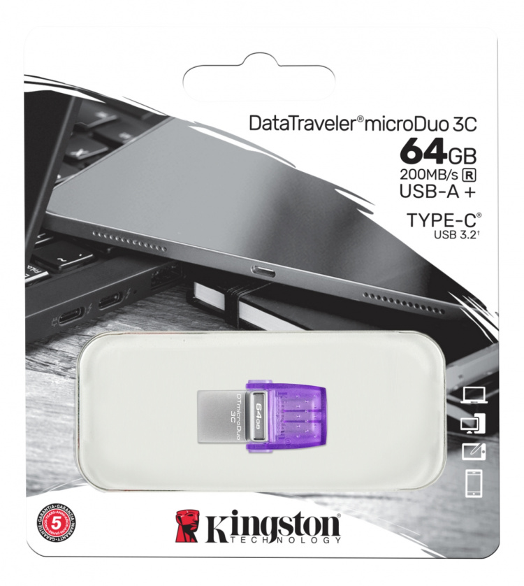Kingston 64GB DataTraveler microDuo 3C