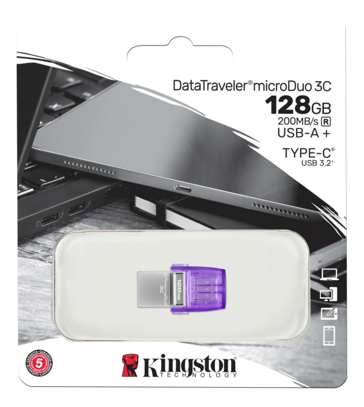 Kingston 128GB DataTraveler microDuo 3C