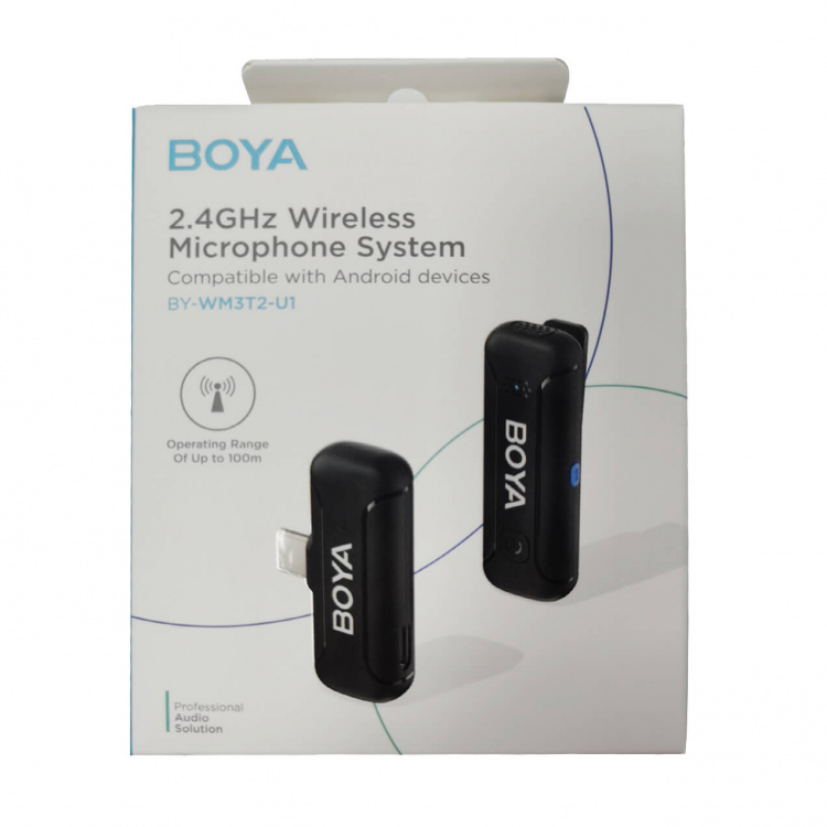 BOYA Wireless Microphone System x1 BY-WM3 For USB-C