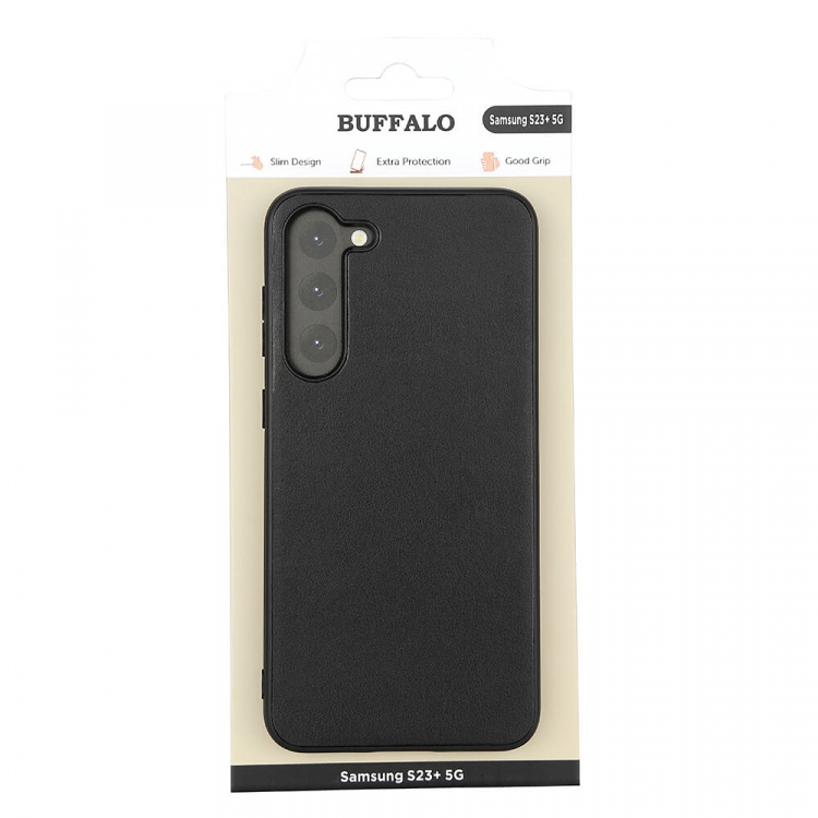 Phone case PU Black - Samsung S23+ 5G