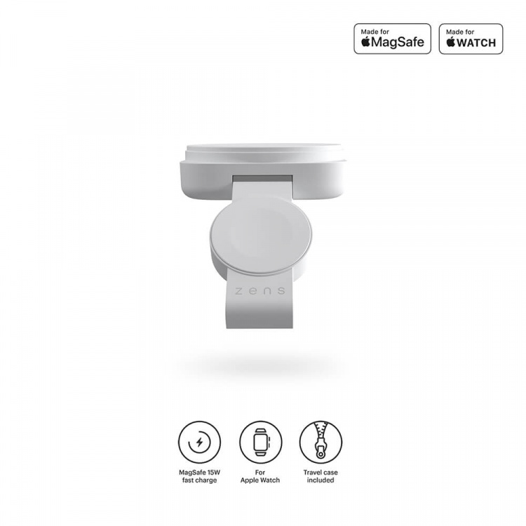 ZENS Wireless Charger 2in1 Magnetic + Watch ZENS Wireless Charger 2in1 Magnetic + Watch