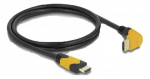 Delock High Speed HDMI cable male-male 90° up 48 Gbps 8K 60 Hz 1 m