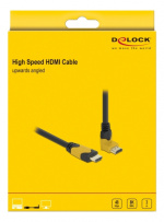 Delock High Speed HDMI cable male-male 90° up 48 Gbps 8K 60 Hz 3 m