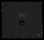 DELTACO GAMING DMP460 L Mousepad, 450x400x4mm, stitched edges, black