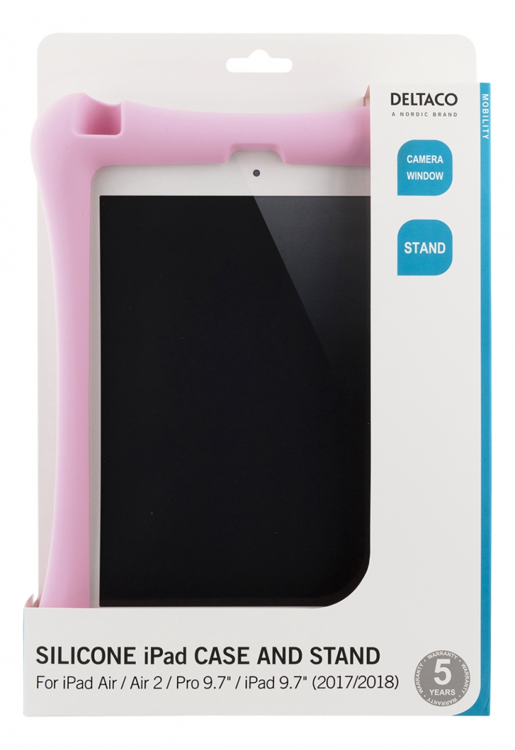 DELTACO skal i silikon, iPad Air, Air 2, iPad Pro 9.7