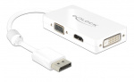 Delock Adapter Displayport 1.1 male > VGA / HDMI / DVI female Passive