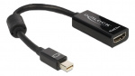 Delock Adapter mini Displayport 1.1 male > HDMI female Passive black Delock Adapter mini Displayport 1.1 male > HDMI female Passive black