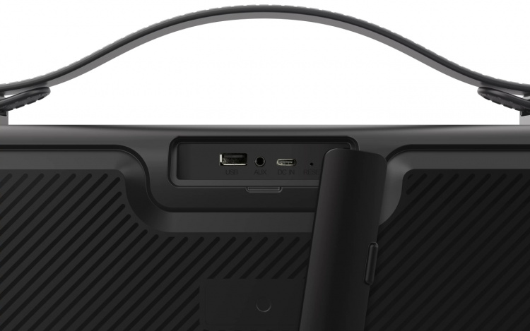 STREETZ BT Boombox 2x 7.5 W, IPX5, AUX, USB flash, LED, black