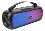 STREETZ BT Boombox 2x 7.5 W, IPX5, AUX, USB flash, LED, black