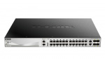 D-link 24 x 10/100/1000BASE-T PoE ports (370W budget) Layer 3 D-link 24 x 10/100/1000BASE-T PoE ports (370W budget) Layer 3