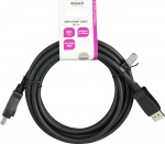 DELTACO DisplayPort cable, DP 1.4, 8K@60Hz, 3m, black DELTACO DisplayPort cable, DP 1.4, 8K@60Hz, 3m, black