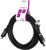 DELTACO DisplayPort cable, DP 1.4, 8K@60Hz, 3m, black DELTACO DisplayPort cable, DP 1.4, 8K@60Hz, 3m, black