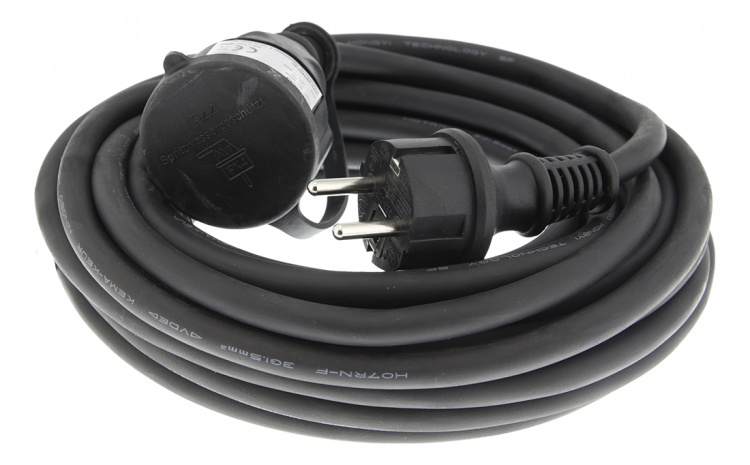 DELTACO Förlängningskabel, utomhusbruk, jordad, IP44, 10 m, Svart DELTACO Förlängningskabel, utomhusbruk, jordad, IP44, 10 m, Svart