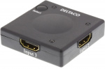 DELTACO HDMI-switch, automatisk 3 till 1, 1080p, 3D, svart DELTACO HDMI-switch, automatisk 3 till 1, 1080p, 3D, svart