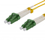 DELTACO OS2 fiberkabel LC – LC, duplex, singlemode, APC, 9/125, 10m