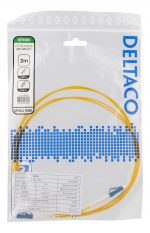DELTACO OS2 fiberkabel LC – LC, simplex, singlemode, UPC, 9/125, 2m