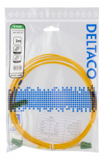 DELTACO OS2 fiberkabel LC – LC, duplex, singlemode, APC, 9/125, 3m