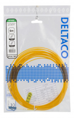 DELTACO OS2 fiberkabel LC – LC, simplex, singlemode, UPC, 9/125, 6m