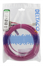 DELTACO OM4 fiberkabel LC – SC, duplex, multimode, 50/125, 15m