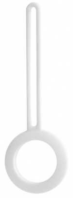 DELTACO Apple AirTag case, Silicon, Vit