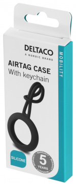 DELTACO Apple AirTag case, Silikon, Kamouflage