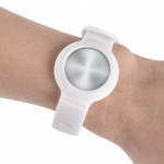 DELTACO Apple AirTag, Siliconen polsbandje, Vit