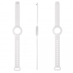 DELTACO Apple AirTag, Siliconen polsbandje, Vit