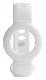 DELTACO Apple AirTag, Siliconen polsbandje, Vit