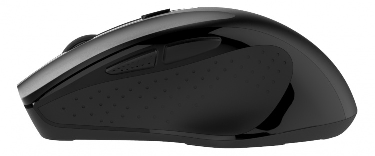 DELTACO Wireless office silent mouse, ergonomic shape, USB rec