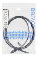 DELTACO S/FTP Cat6 patchkabel, 1,5m, 250MHz, UV-resistent, svart DELTACO S/FTP Cat6 patchkabel, 1,5m, 250MHz, UV-resistent, svart