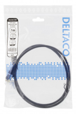 DELTACO S/FTP Cat6 patchkabel, 1m, 250MHz, UV-resistent, svart DELTACO S/FTP Cat6 patchkabel, 1m, 250MHz, UV-resistent, svart