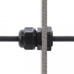 DELTACO S/FTP Cat6a patchkabel, 2m, IP68, PG13.5, svart DELTACO S/FTP Cat6a patchkabel, 2m, IP68, PG13.5, svart