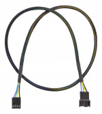 DELTACO förlängningskabel för 4-pins fläktar 0,6m, svart DELTACO förlängningskabel för 4-pins fläktar 0,6m, svart