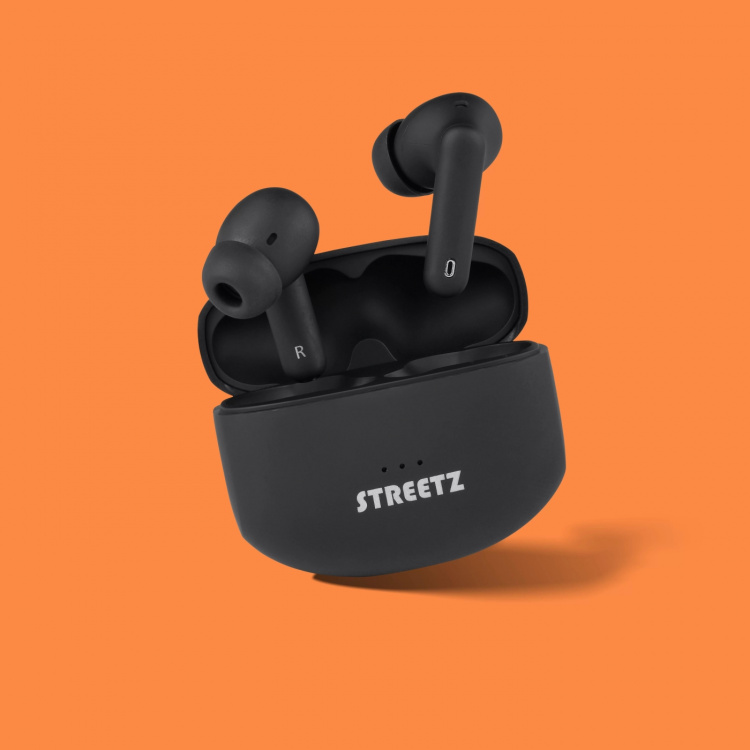 STREETZ True Wireless Stereo, ANC, in-ear, matte black STREETZ True Wireless Stereo, ANC, in-ear, matte black
