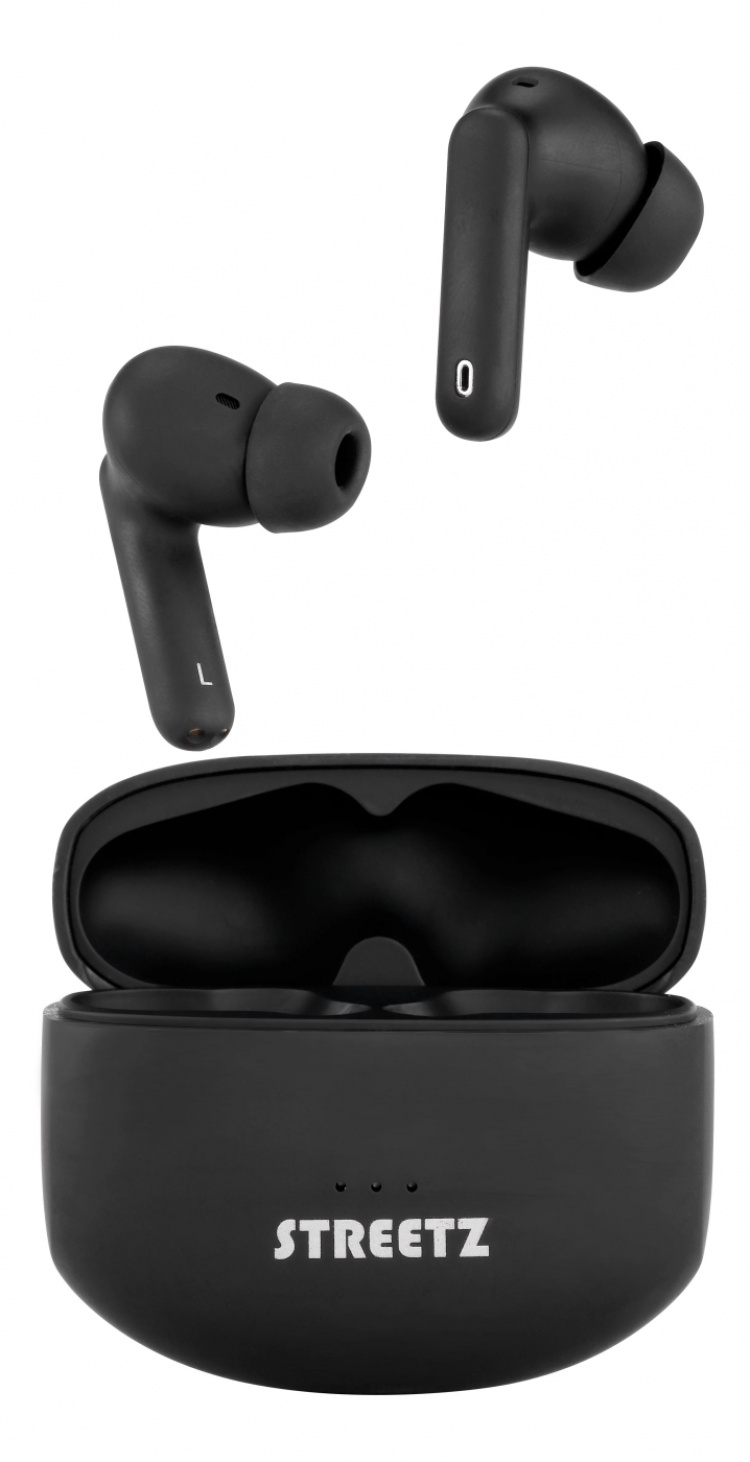 STREETZ True Wireless Stereo, ANC, in-ear, matte black STREETZ True Wireless Stereo, ANC, in-ear, matte black