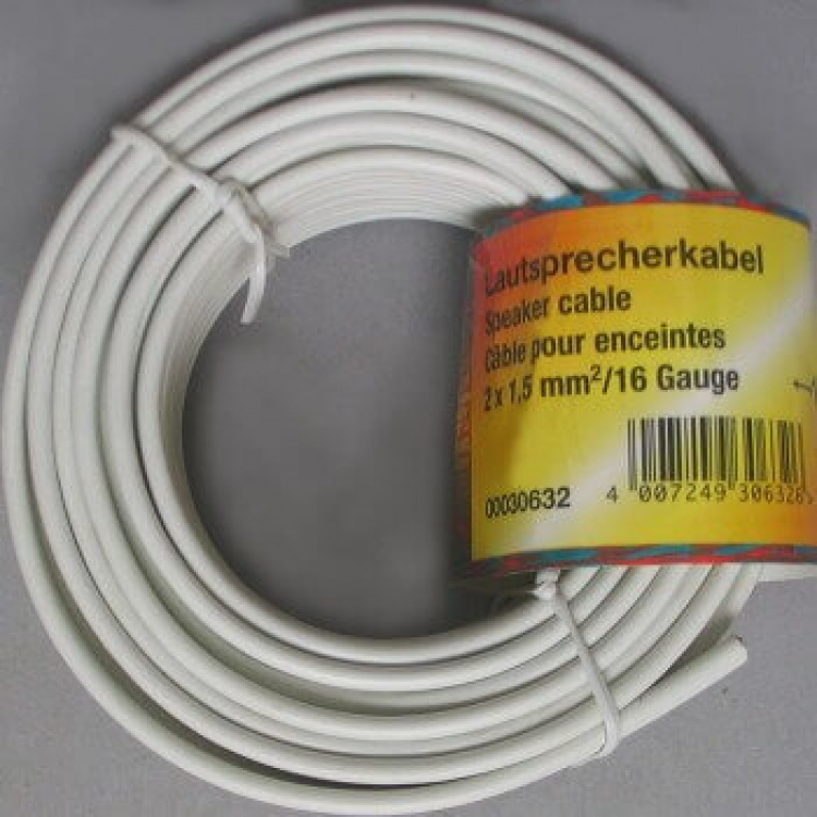Loudspeaker Cable 2 x 1.5 mm² , 10 m