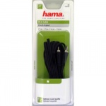 HAMA Audio Cable, 2 RCA plugs - 2 RCA plugs, 3.0 m