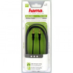 HAMA Flexi-Slim Audio Cable, 3.5 m m jack plug - plug, stereo, 1.