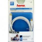 HAMA Antenna Cable 100dB 1.5m White