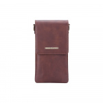 Mobile Bag with Neckstrap Brown Universal up to 6.7 Mobile Bag with Neckstrap Brown Universal up to 6.7