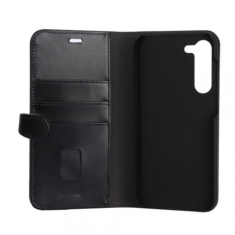 Wallet Case Leather 2in1 Black - Samsung S23+ 5G Wallet Case Leather 2in1 Black - Samsung S23+ 5G