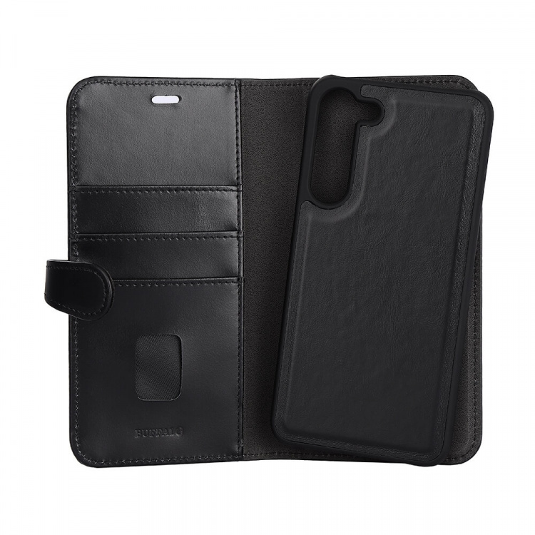 Wallet Case Leather 2in1 Black - Samsung S23+ 5G Wallet Case Leather 2in1 Black - Samsung S23+ 5G