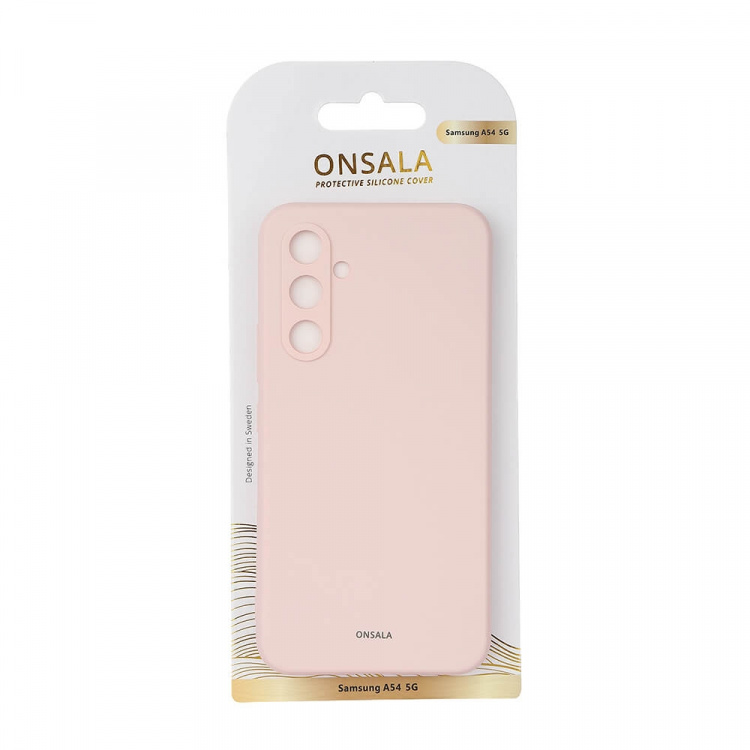Phone Case Silicone Chalk Pink - Samsung Galaxy A54 5G