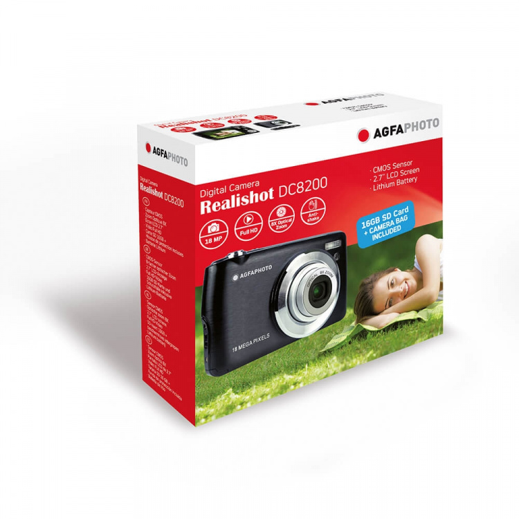 Digital Camera DC8200 CMOS 8x 8MP Black Digital Camera DC8200 CMOS 8x 8MP Black