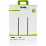 HAMA Speaker Cable 2x0.75mm2 Transparent 20m