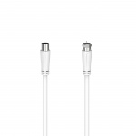 HAMA Cable Antenna 90dB F-Plug-Coax Female White 1.5m HAMA Cable Antenna 90dB F-Plug-Coax Female White 1.5m